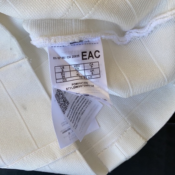 New Guess Marciano Weave-Look Bandage Dress SZ S - Picture 7 of 7